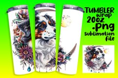 Vibrant Pup: Watercolor Dog Lover&#039;s Tumbler 20oz Product Image 1