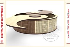 Box Organizer v17 - laser cut file - Glowforge ready SVG Product Image 7