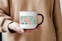 Desert Floral PNG, Boho Desert Landscape PNG, Southwestern C Product Image 4