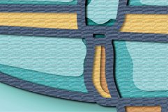 surfer svg 3d multilayer / surfer 3D mandala Product Image 10