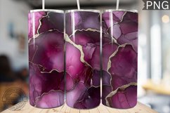 Burgundy Alcohol Ink Tumbler Wrap - High Quality 300 Dpi Product Image 1