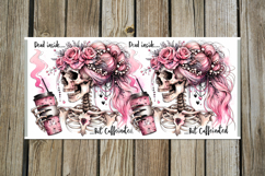 Skulls and coffee | Halloween Sublimation Mug design PL2 Product Image 3
