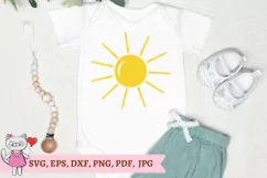Sunshine svg, Sun svg, Sun Rays svg, Hello Summer svg Product Image 3