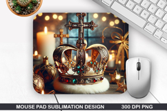 Mouse Pad Sublimation, Jesus Mouse Pad PNG Design Product Image 1