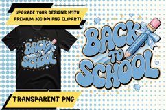 Creative PNG Template for Tote Bag Art , Back To School Product Image 1