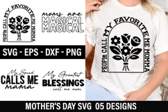 Mother's Day SVG Design - My Squad Calls Me Mama Product Image 1