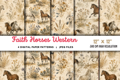 Faith Horses Western Junk Journal JPG Product Image 1