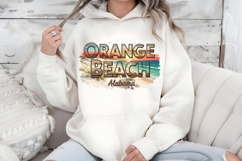 Orange Beach Alabama PNG, Vintage Gulf Coast Sublimation Product Image 7