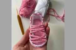 Baby summer sandals 0-3 months gladiator crochet pattern Product Image 7