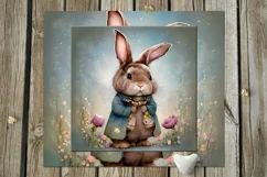 Cute Rabbit | 11 children skinny tumbler Sublimation designs Product Image 7