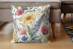 Spring Wildflowers Digital Paper, Seamless Floral Pattern Product Image 7