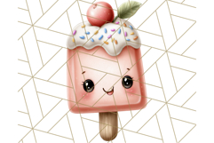 Fruit Doodles Clipart, Cute Cartoon Fruit PNG, Kawaii Food Product Image 3