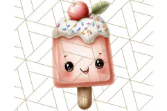 Fruit Doodles Clipart, Cute Cartoon Fruit PNG, Kawaii Food Product Image 3
