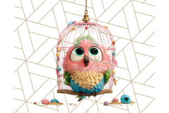 Pet Shop Clipart, Cute Big Eyed Animals, Kawaii Pets PNG Product Image 3