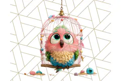 Pet Shop Clipart, Cute Big Eyed Animals, Kawaii Pets PNG Product Image 3