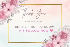 3d sublimation Burgundy Floral Bouquet Clipart Bundle, 3D Product Image 7