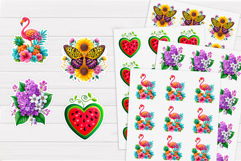Stickers Bundle Printable. Summer Stickers Design Product Image 6