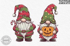 Christmas &amp; Halloween Gnome Sublimation - Clipart PNG Bundle Product Image 7