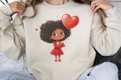 Cute Watercolor Valentines Day Clipart PNG Product Image 1