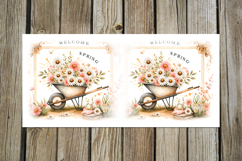 Vintage Spring | 4 Flower Sublimation Mug designs P2 Product Image 3