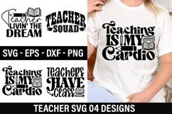 Teacher SVG Design - Teacher Livin The Dream Product Image 1