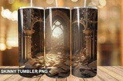 3D Gothic Book Tumbler Design Product Image 1
