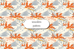 Coral Reef Fish Seamless Coastal Marine Pattern Product Image 1