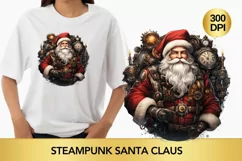 Steampunk Santa Claus Clipart, Santa Claus steampunk png Product Image 1