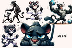 Panther Funny Moments Clipart Product Image 7