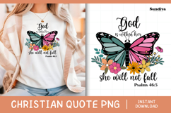 Christian Quote Sublimation - Faith Saying | God Is Within Product Image 1