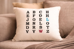 Cross stitch alphabet pattern digital file, embroidery temp Product Image 7