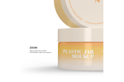 Plastic Cream Jars - PSD Mockup Product Image 7