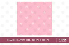 St Valentine's Day Hearts Cupid Love Seamless Pattern PNG Product Image 2