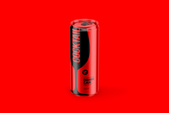 Slim 250ml Aluminium Can Mockup Product Image 7