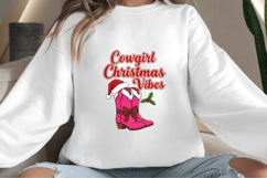 Cowgirl Christmas png design for T-shirts Product Image 4