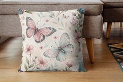 Shabby Chic Butterfly Seamless Patterns, Vintage Floral Product Image 7