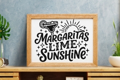 Margaritas Lime Sunshine Svg, Summer Drink Svg, Sunshine Svg Product Image 8