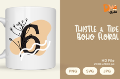 Thistle &amp; Tide Boho Floral Monogram Product Image 1