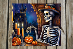 Halloween character | spooky Skinny tumbler sublimation PL2 Product Image 3