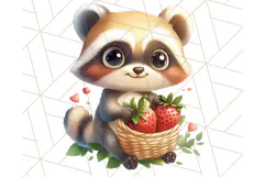 Whimsical Woodland Animals and Nature PNG, Forest Animals Product Image 3