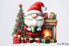 Christmas gnome Winter clipart Bundle PNG Product Image 8