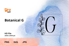 Botanical Monogram Product Image 1
