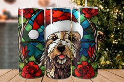 Christmas Dog Tumbler Designs - Stained Glass Tumbler Product Image 1