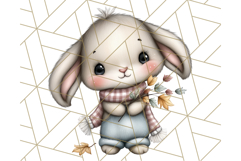 Thanksgiving Woodland Animals Clipart PNG Product Image 3