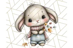 Thanksgiving Woodland Animals Clipart PNG Product Image 3