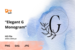 Elegant Monogram Timeless Serif Letter Set PNG | SVG | JPG Product Image 1