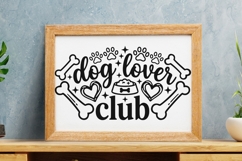 Dog Lover Club Svg, Dog Mom Svg, Funny Dog Lover Svg. Product Image 8