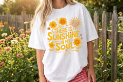 There is sunshine in my soul PNG sublimation |Beach &amp; Summer Product Image 4