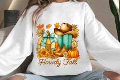 Howdy fall png design for T-shirts Product Image 4