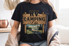 RV Camping Life PNG, Vintage Motorhome Adventure Sublimation Product Image 7